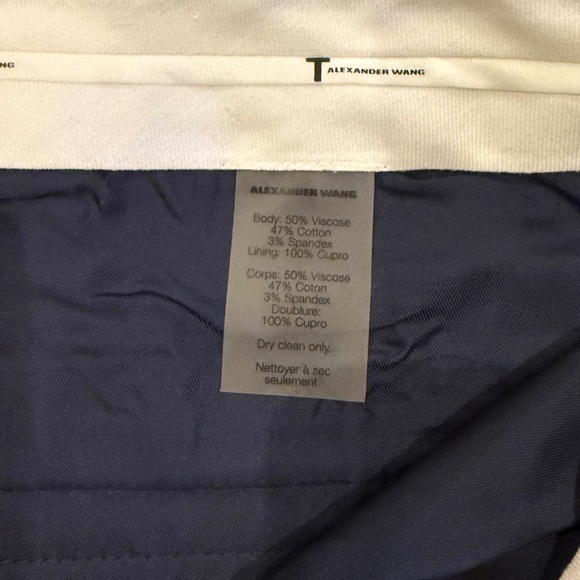 T Alexander Wang Slacks Electric Blue Skinny Dress Pants Women's Size Medium - Picture 5 of 12